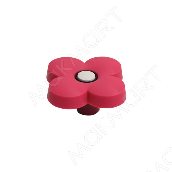 MC 003.P Ручка-кнопка “Цветок розовый”