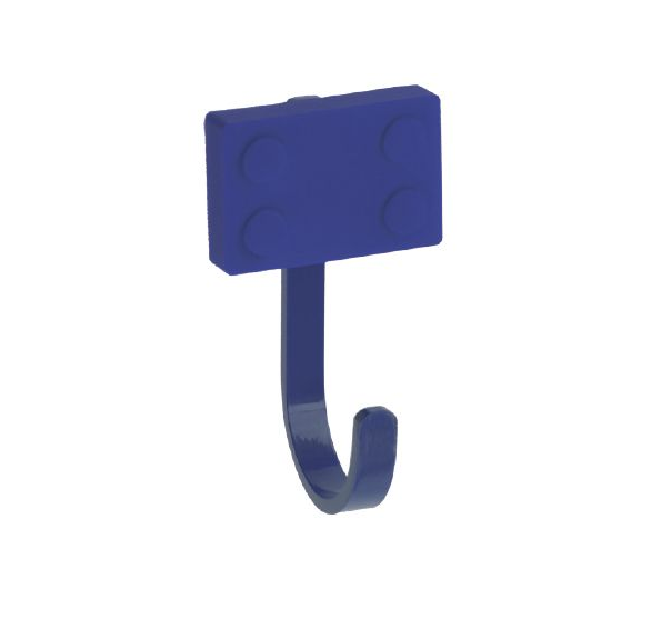 Крючок мебельный WM-BLOCK прямоугольник, синий