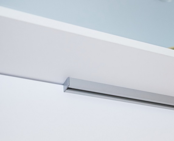 Профиль-рейлинг GINIS-Line со встроенным пазом для подвески кухонных аксессуаров, 900мм