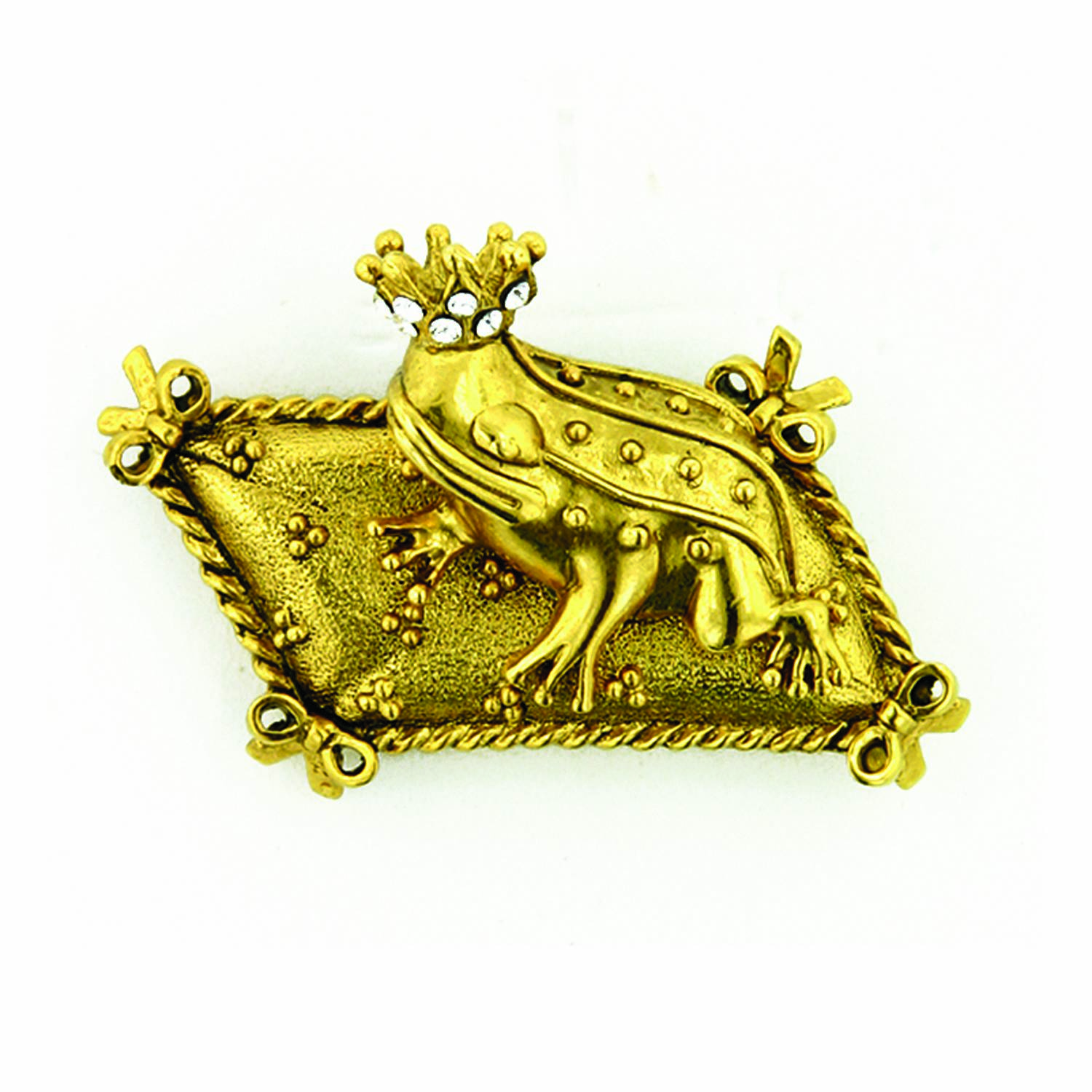 Брошь 1928 Jewelry, царевна-лягушка, 1928-37992