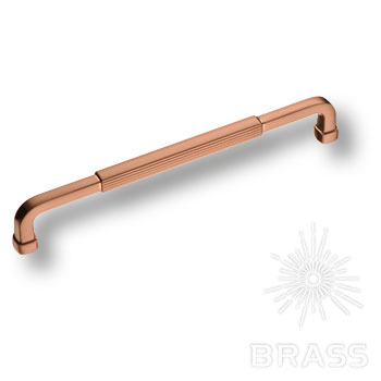 552-192-Copper Ручка скоба современная классика, матовая медь 192 мм