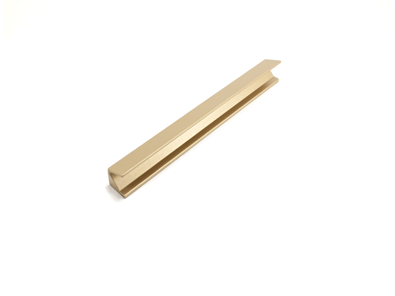 Ручка-скоба мебельная PAMAR MN2584I160X200E466, матовое металлизированное золото