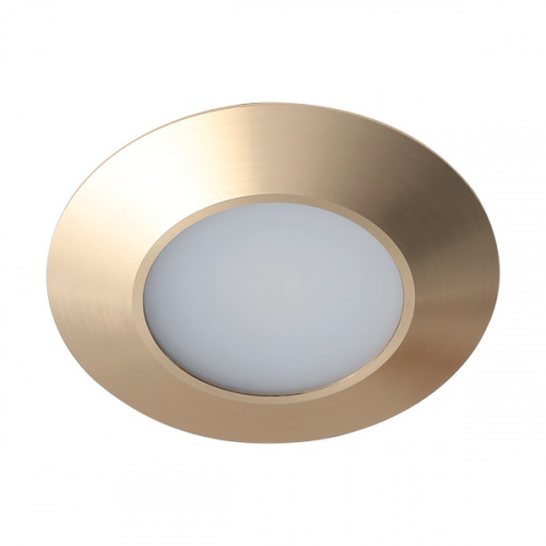 Комплект из 1-го светильника LED Luna Gold, 2,5W/12V, 4500K(нейтральный белый), отделка золото(анодировка)