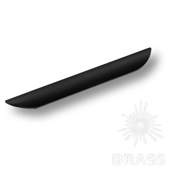 1205-160-Matt Black Ручка профиль модерн, чёрный 160 мм