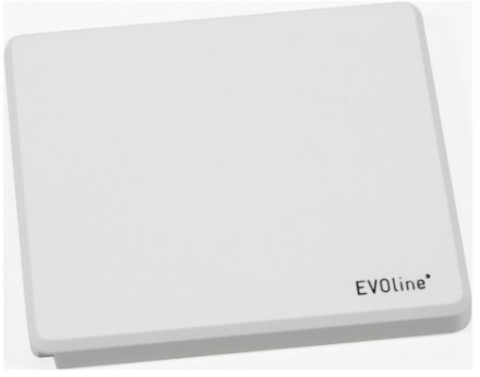 Встраиваемый блок розеток с Qi-зарядкой EVOline® Square80, 927.00.023, белый