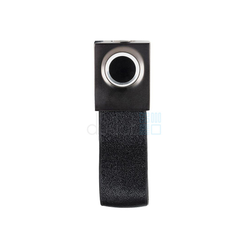 Биометрический замок-ручка AST-G016 накладной, крючок, черный никель/черная кожа