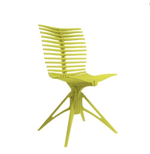 Дизайнерский стул Skelet-ON Skelet-ON full color, лайм