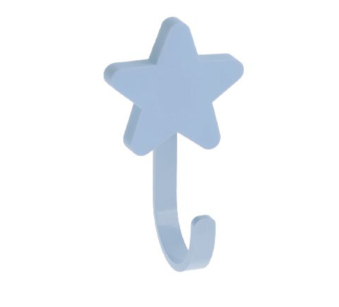 Крючок мебельный WM-STAR звезда, синий