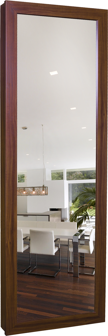 Гладильная доска-зеркало BELSI Lazio, распашная, вишня, левое