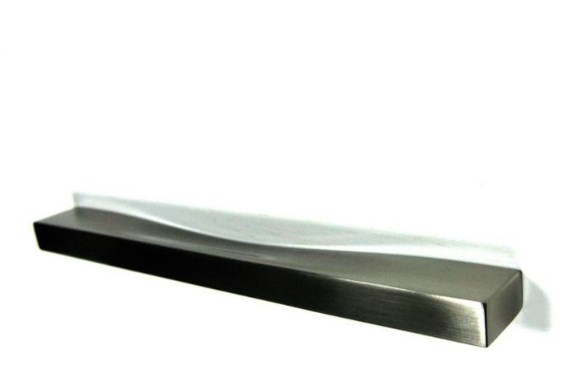 Ручка - скоба мебельная PAMAR  MN1060Z158G124, сатинированный никель покрытый лаком