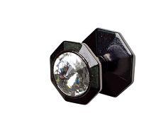 Ручка  - кнопка мебельная PP192Z25G105C101 блестящий черный никель