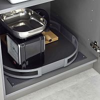 Turn Motion III 600 мм Комплект 1 полка, ARENA style, цвет антрацит, антислип, Kesseböhmer