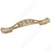 Ручка-скоба 128-096мм, отделка золото матовое