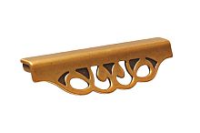 Ручка-скоба 128-096мм, бронза античная французская