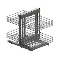 Волшебный угол MAXIMA CLASSIC Corner Comfort 800 правый, с доводчиком, графит, Rejs