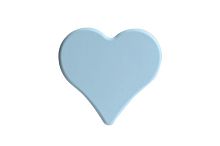 Ручка-кнопка 32 мм, отделка голубая