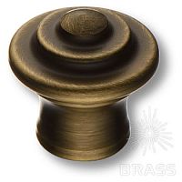 1934 0026 ABM Ручка кнопка современная классика, старая бронза