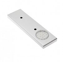 Светодиодный светильник для шкафа PILAS алюминевый с бесконтактным выключателем (датчик препятствия) L-218 мм, 12V, холодный свет