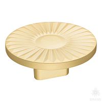 4193 016PC35 Ручка кнопка, матовое золото 16 мм