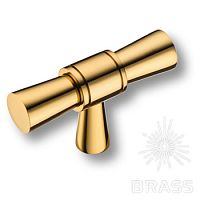 0753-003 Ручка кнопка современная классика, глянцевое золото