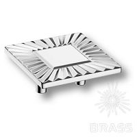 4205 032MP02 Ручка кнопка современная классика, глянцевый хром 32 мм