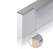 Ручка врезная  мебельная NOMET  C-3590-146.G2, хром