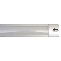 Профиль-светильник LED Line-IR, 600 мм, 8W/12V, 4500K, накладной, бесконтактное вкл., отделка алюминий, кон-р L822