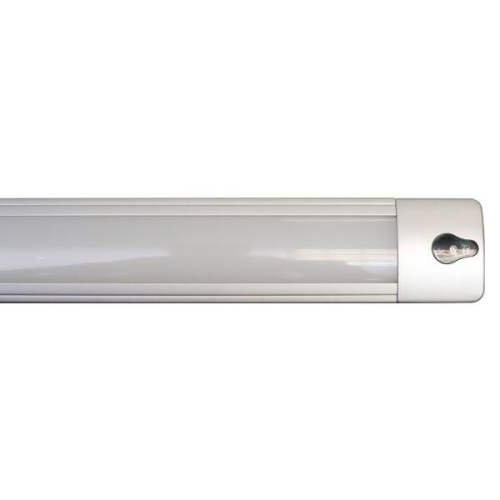 Профиль-светильник LED Line-IR, 600 мм, 8W/12V, 4500K, накладной, бесконтактное вкл., отделка алюминий, кон-р L822