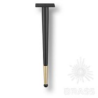KMA-0124-0410-B13-C25 Black/Matt Gold Опора мебельная, чёрный/матовое золото