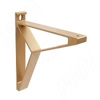 AIRONE Менсолодержатель для деревянных полок L-200 мм, золото матовое (1шт)