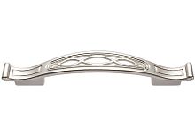 Ручка-скоба 128-096мм, отделка серебро