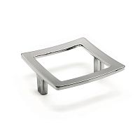 Ручка-кнопка Vintage Frame 11.3730.38 хром 64, 74х74 мм, Metakor