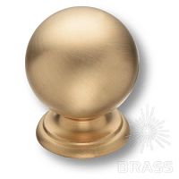 8352-020 Ручка кнопка современная классика, матовая латунь