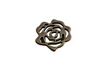 Ручка-скоба 32мм, отделка бронза 'Флоренция'