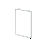 Опора для стола Maks, l.595, h.870, отделка белый бархат (матовый)