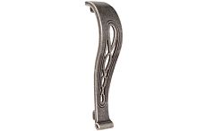 Ручка-скоба 96мм, отделка серебро античное