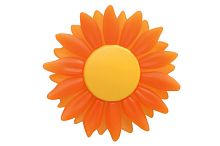 Ручка-кнопка 16/32 мм, отделка оранжевая