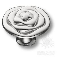 107-Chrome Ручка кнопка, глянцевый хром