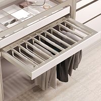 18200131 Выдвижная брючница ELITIUM, ширина 964 мм, шампань/бежевый