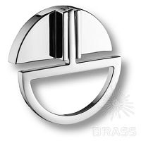 904-Chrome Ручка кольцо модерн, глянцевый хром