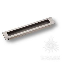 EMBU160-63 Ручка врезная современная классика, серебро 160 мм