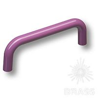 627MO Ручка скоба детская коллекция, цвет фиолетовый глянцевый 96 мм