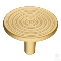 4134 001PC35 Ручка кнопка, матовое золото