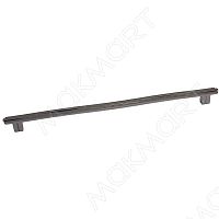 Ручка-скоба 320мм, отделка никель вороненый глянец 8.1147.0320.32