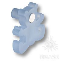 3017.0050.021.190 Ручка кнопка детская, мишка голубой