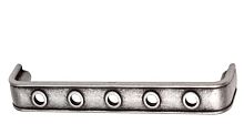Ручка - скоба мебельная PAMAR MN2317Z128G139, состаренное серебро