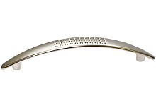 Ручка-скоба 128мм, отделка никель матовый