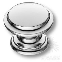 8462-400 Ручка кнопка современная классика, глянцевый хром