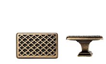 Ручка - кнопка мебельная PAMAR  15.349.00.04, дымчатая бронза