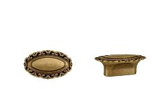 Ручка - кнопка мебельная PAMAR  15.342.32.12, состаренная бронза